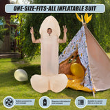 WILLY Fancy Dress Inflatable Suit -Fan Operated Costume - Low Angle