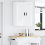 Wall Cabinet LUCCA 2 pcs High Gloss White Engineered Wood