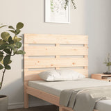 Headboard 100 cm Solid Wood Pine - Front View