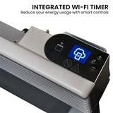 Noirot 7358-8tpro 2400W Spot Plus Electric Panel Heater Wifi Timer - Refurbished - Rear View