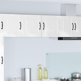 Wall Cabinet PORTO 2 pcs High Gloss White 40 x 31 x 40 cm