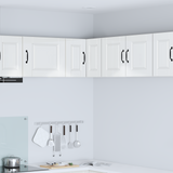 Wall Corner Cabinet PORTO High Gloss White 57 x 57 x 40 cm