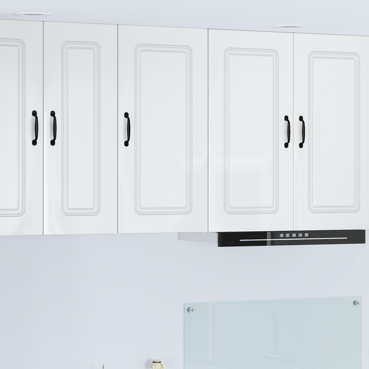 Dishwasher Panel Kalmar High Gloss White 40 x 31 x 80 cm