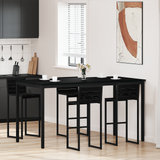 Standing Bar Table Engineered Wood Rectangular - Side View