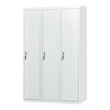 Three-Door Side by Side Office Gym Shed Storage Locker