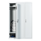 Three-Door Side by Side Office Gym Shed Storage Locker