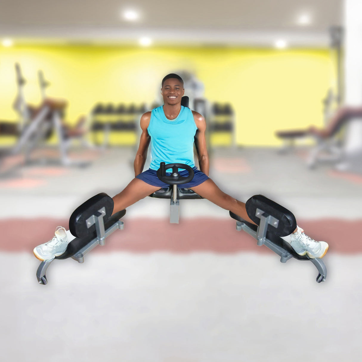 Leg Stretcher Machine &ndash; Martial Arts Karate Kick Boxing Flexibility Trainer