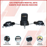 Leg Stretcher Machine &ndash; Martial Arts Karate Kick Boxing Flexibility Trainer - Front View