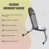 FID Flat Incline Decline Adjustable Bench Press - Top-Down View
