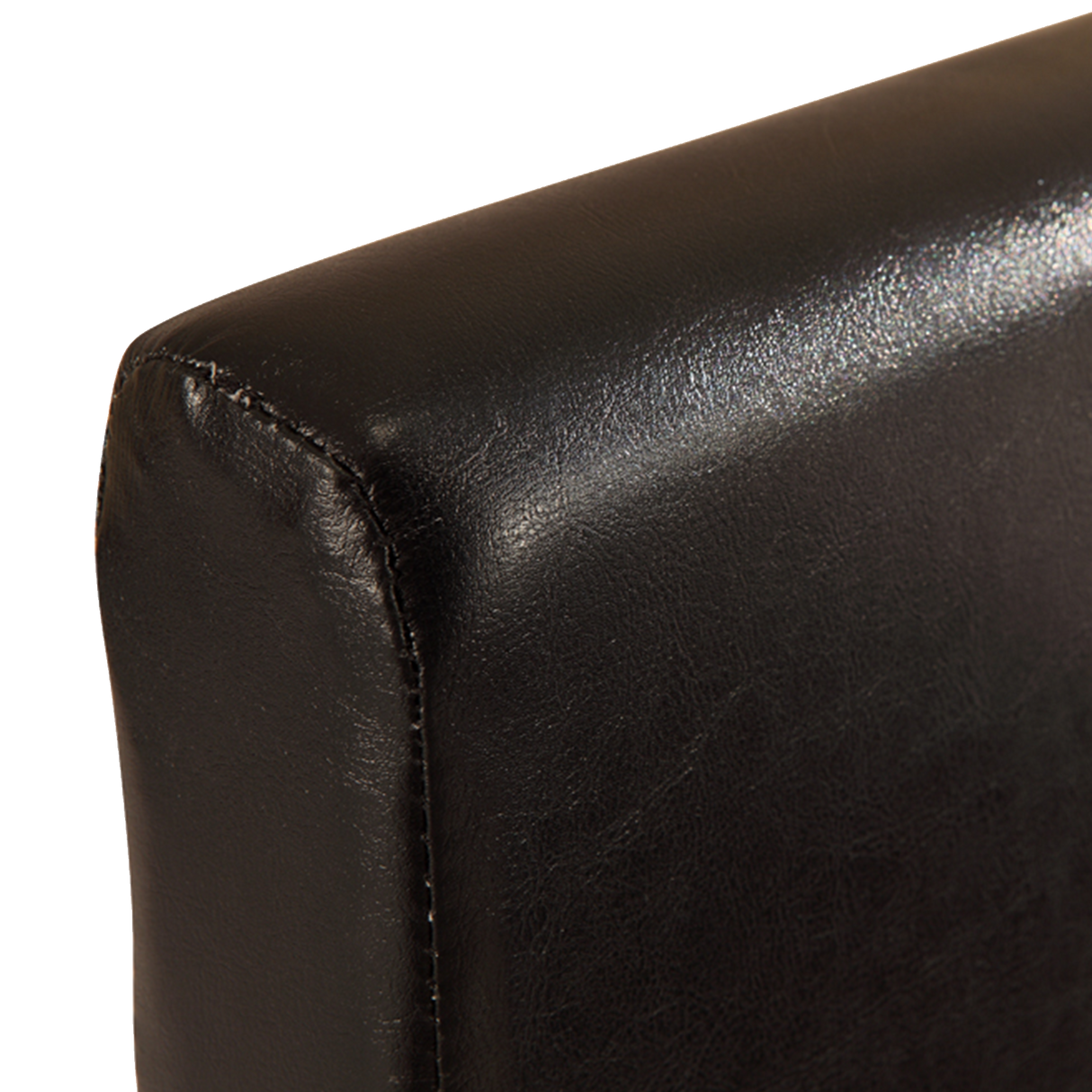 Single PU Leather Bed Frame Black