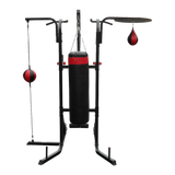 Power Boxing Station Stand Gym Speed Ball Punching Bag - Top-Down View