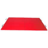 Folding Red Exercise Mat &ndash; Gymnastics, Martial Arts, Yoga, Karate & Judo Training - 45-Degree Angle