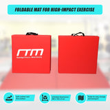 Folding Red Exercise Mat &ndash; Gymnastics, Martial Arts, Yoga, Karate & Judo Training - Extra Image