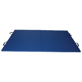 Folding Blue Exercise Mat &ndash; Gymnastics, Martial Arts, Yoga, Karate & Judo Training - 45-Degree Angle