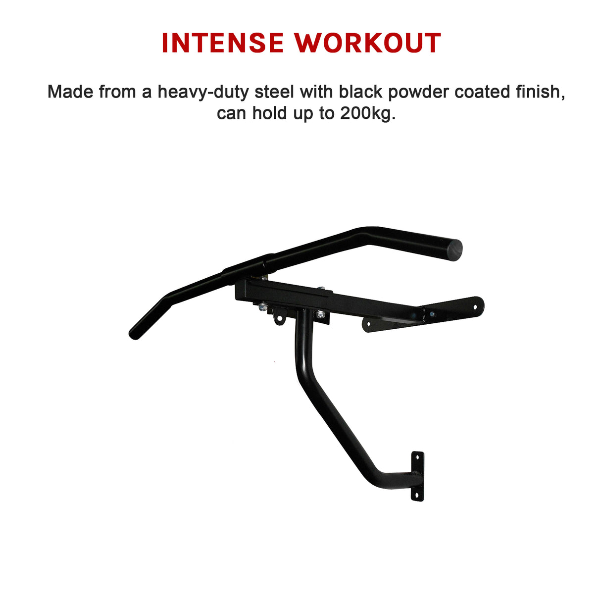 Wall Chin Up & Pull Up Bar with Punching Bag and Speedball Station Combo