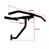 Wall Chin Up & Pull Up Bar with Punching Bag and Speedball Station Combo - Extra Image