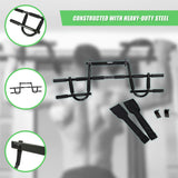 Professional Doorway Pull Up Bar &ndash; Chin Up Gym Exercise Bar for Home Workouts - Close-Up Angle