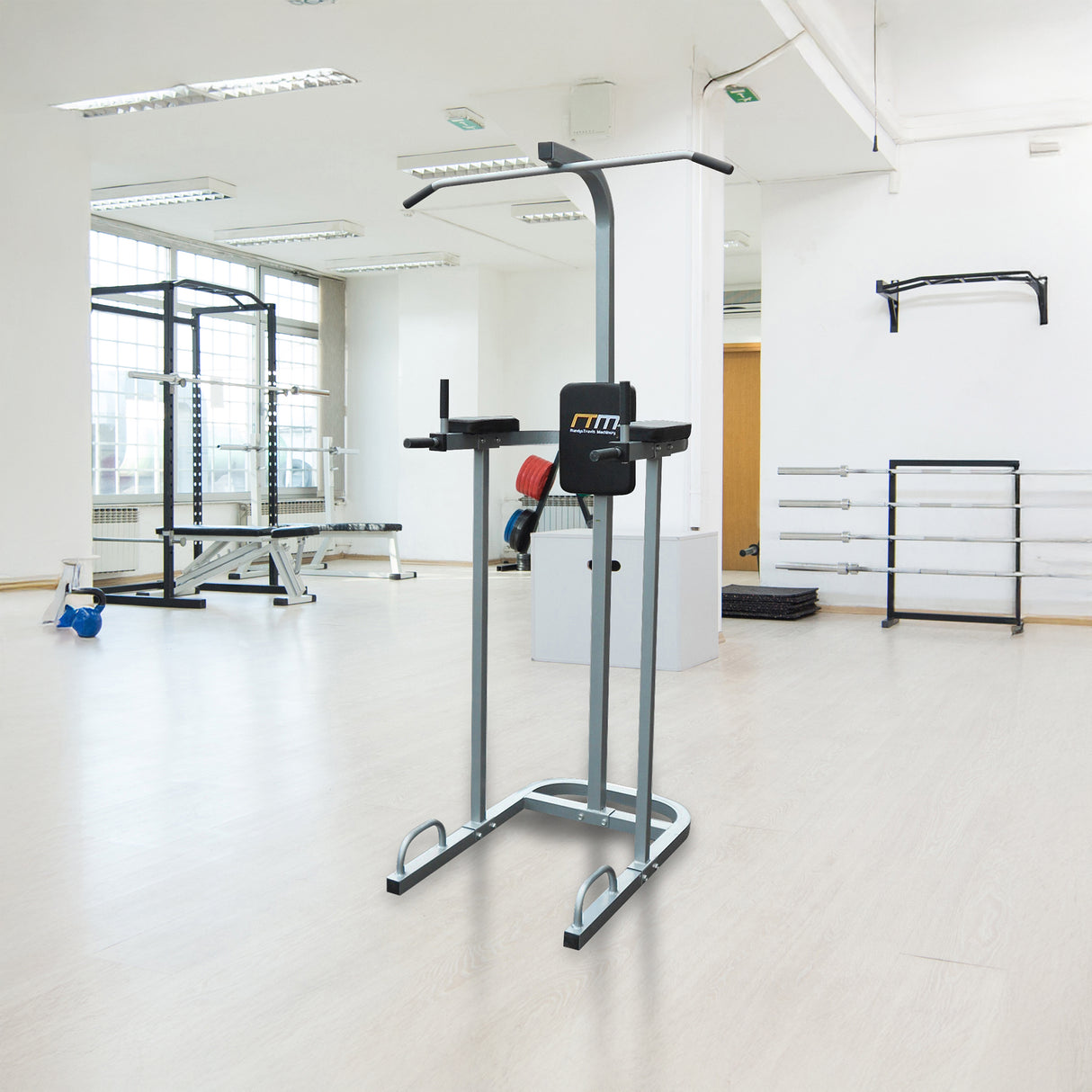AB Power Tower Dip Chin Push Up Home Gym MultiStation
