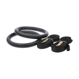 Gymnastic Rings &ndash; Adjustable Exercise Training Rings for Home & CrossFit Workouts - Rear View