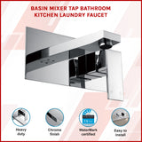 Basin Mixer Tap Bathroom Kitchen Laundry Faucet - Side View