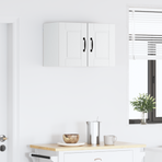 Wall Cabinet PORTO 2 pcs White Engineered Wood