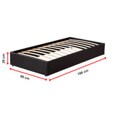 PU Leather Single Bed Ensemble Frame - Extra Image