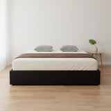 PU Leather Double Bed Ensemble Frame - 45-Degree Angle
