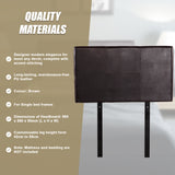 PU Leather Single Bed Headboard Bedhead - Brown