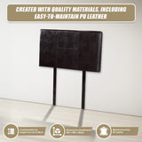 PU Leather Single Bed Headboard Bedhead - Brown - Extra Image