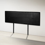 PU Leather Queen Bed Headboard Bedhead - Black