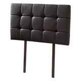 PU Leather Single Bed Deluxe Headboard Bedhead - Black