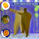 Sunshine Inflatable Costume Fancy Dress Suit Fan Operated - Low Angle