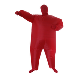 Red Alert Inflatable Costume - Side View