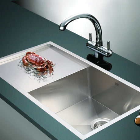 960 x 450mm handmade stainless steel kitchen sink, undermount or topmount