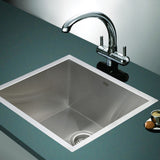 Stainless Steel Sink - 510x450mm - Front View