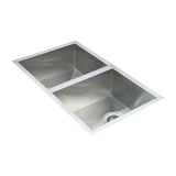 Stainless Steel Sink - 770 x 450mm - Side View
