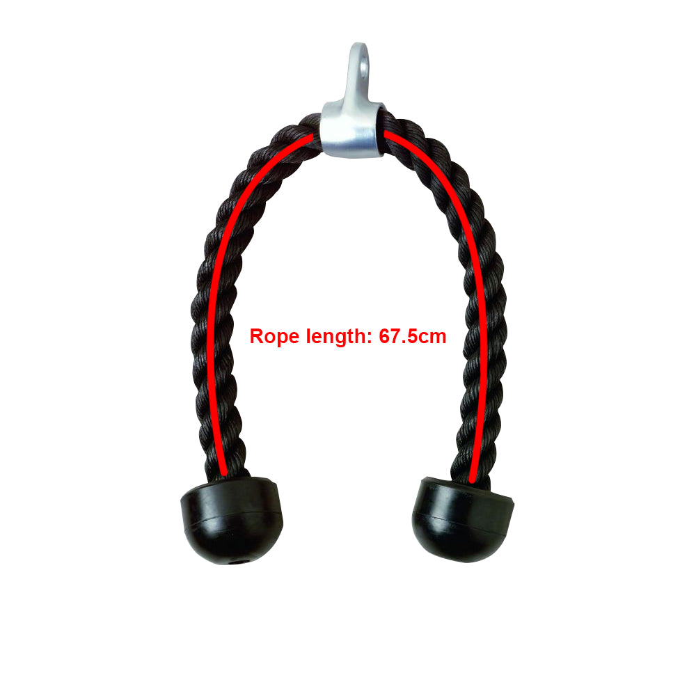 Tricep Pulldown Rope &ndash; Heavy Duty Cable Machine Attachment for Gym & Home Workout