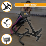 45-Degree Hyperextension Bench - Rear View