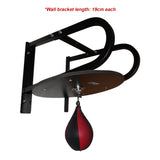 Speedball with Wall Frame &ndash; Boxing Punching Bag Training Set for Home Gym - Side View