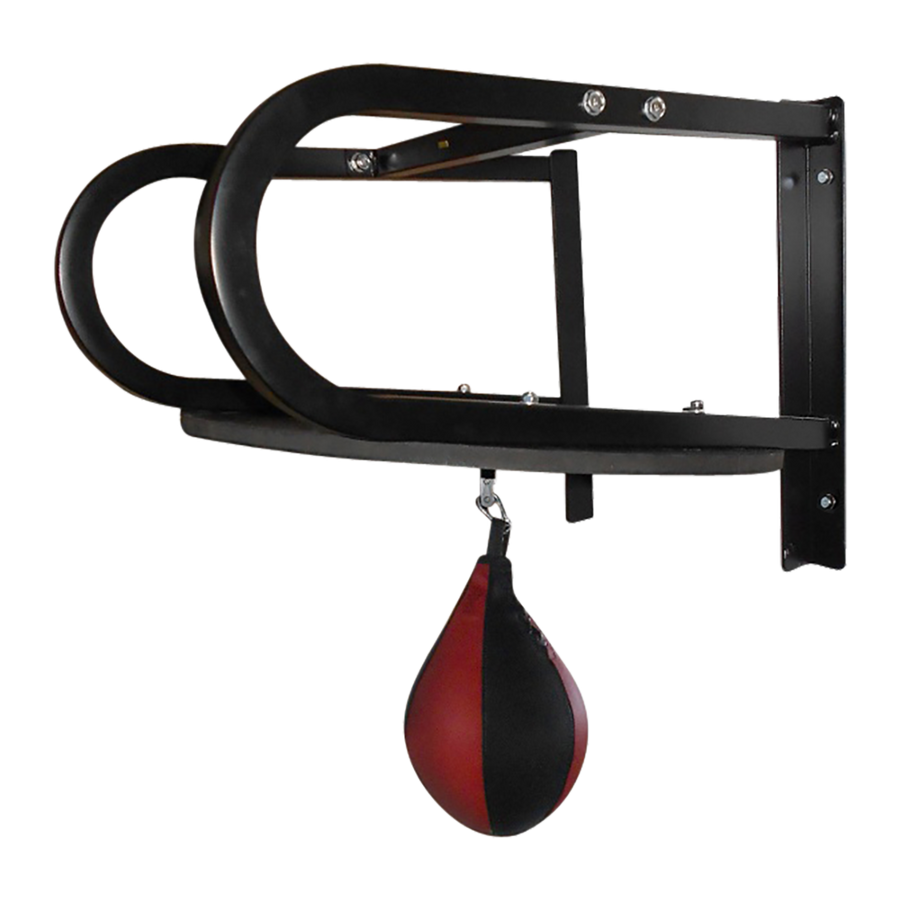 Speedball with Wall Frame &ndash; Boxing Punching Bag Training Set for Home Gym