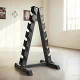 Steel Vertical Dumbbell Rack Weight Stand - Side View