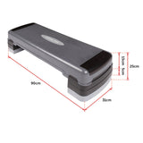 Adjustable Aerobic Step Platform &ndash; Gym Fitness Exercise Stepper for Home Workouts - Close-Up Angle