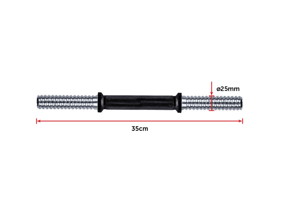 20kg Black Dumbbell Set with Carrying Case