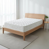 PALERMO Single Luxury Latex Pillow Top Topper Spring Mattress