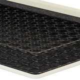 PALERMO Single Luxury Latex Pillow Top Topper Spring Mattress - Rear View