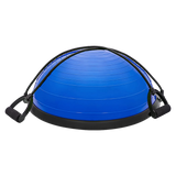 Gym Balance Core Ball with Resistance Strap - Top-Down View