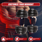 30KG Adjustable Dumbbell Set &ndash; Home Gym Weights for Strength & Fitness Training - Extra Image