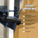 Electric Lock for Swing Gate - Low Angle