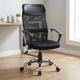 Ergonomic Mesh PU Leather Office Chair
