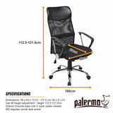 Ergonomic Mesh PU Leather Office Chair